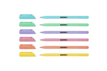 Kores Tükenmez Kalem Çok Renkli 50 Li 37086