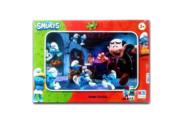 Ks Games Frame Puzzle 24 Şirinler Lisanslı Ürünler SMR704