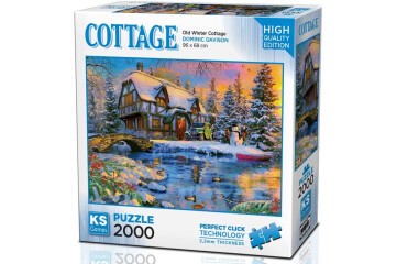 Ks Games Old Winter Cottage 2000 Parça Yetişkin Puzzle