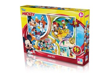 Ks Games Puzzle 200 Parça Mickey Mouse 113