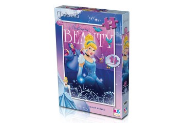 Ks Games Puzzle 50 Parça Cinderella 709