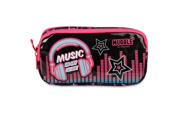 Muggle Kalem Çantası Music Siyah Mu-7181