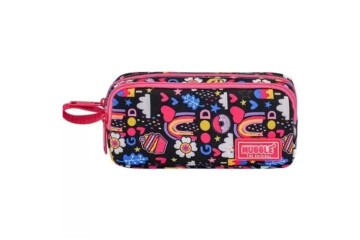 Muggle Kalem Çantası Smile Siyah Mu-9109