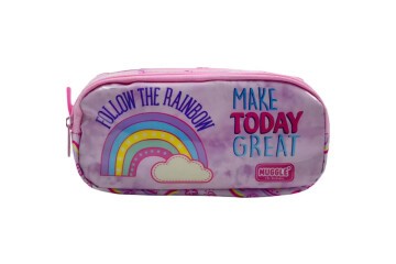 Muggle Kalem Çantası Soft Rainbow Pembe Mu-6757