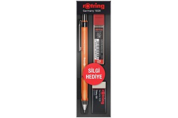 Rotring Okul Seti Visuclick Versatil/Min Silgi 0.7 MM Turuncu RO-VK07