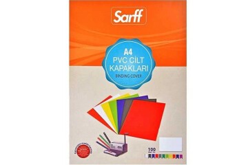 Sarff Cilt Kapağı Plastik Opak A4 160 MIC Beyaz 15201012