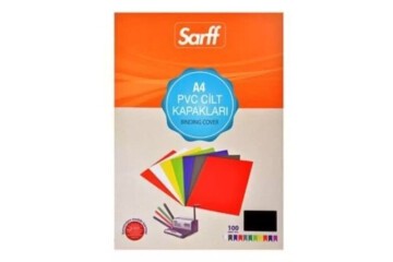 Sarff Cilt Kapağı Plastik Opak A4 160 MIC Siyah 15201013
