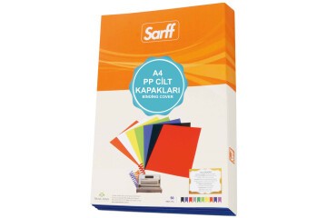 Sarff Cilt Kapağı Plastik Opak A4 450 MIC Kırmızı 15201108