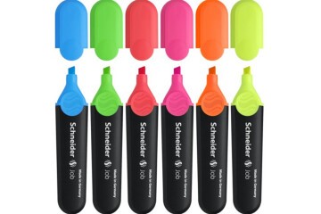 Schneider Fosforlu Kalem Job 6 Lı Karton Kutu 115096