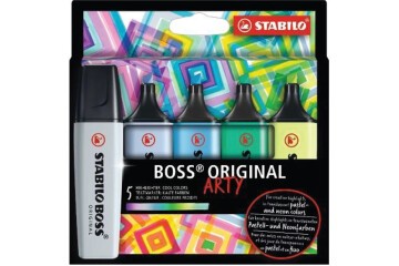 Stabilo Fosforlu Kalem Boss Arty Soğuk Renkler 5 Li Set 70/5-02-2-20