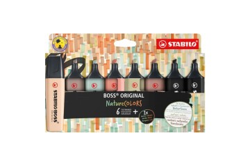 Stabilo Fosforlu Kalem Boss Naturecolors 8 Lİ Wallet 70/8-2-1