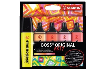 Stabilo Fosforlu Kalem Sıcak Renkler 5 Li Set 70/5-02-1-20