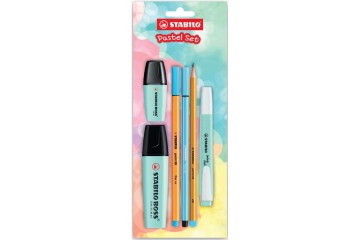 Stabilo Fosforlu Kalem Tek Renk Pastel Set 6 Lı Mavi 70/113-6