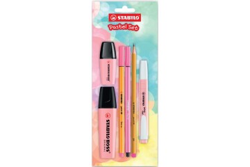 Stabilo Fosforlu Kalem Tek Renk Pastel Set 6 Lı Pembe 70/129-6