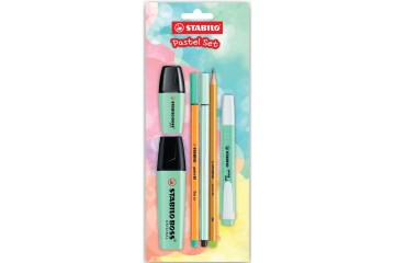 Stabilo Fosforlu Kalem Tek Renk Pastel Set 6 Lı Yeşil 70/116-6