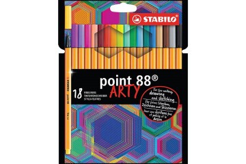 Stabilo Keçe Uçlu İnce Kalem 88 Arty 18 Li