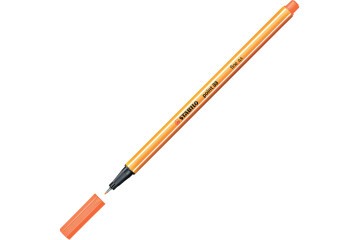 Stabilo Keçe Uçlu İnce Kalem 88 Point 0.4 MM Açık Alev Kırmızısı 88/30