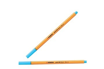 Stabilo Keçe Uçlu İnce Kalem 88 Point 0.4 MM Fosforlu Mavi 88/031