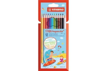 Stabilo Kuru Boya Aquacolor 12 Renk 1612-6