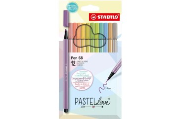 Stabilo Pen 68 Pastellove 12 Li