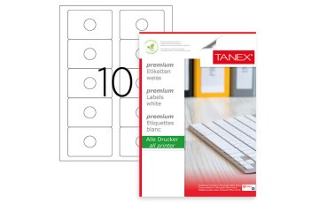 Tanex Laser Etiket 100 YP 83x56 Laser-Copy-Inkjet TW-3178