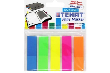 Temat İndex İşaret Bant Film 12x45 5 Lİ 10861