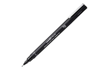 Uni-Ball Çizim Kalemi Akrilik Uçlu Fine Line Pin 0.9 MM Siyah PIN 09-200(S)
