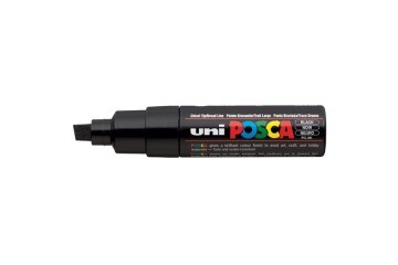 Uni-Ball Markör Boyama Posca Su Bazlı Poster 8.0 MM Siyah PC-8K