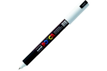 Uni-Ball Markör Posca 0.7 MM Su Bazlı Poster Beyaz N PC-1MR