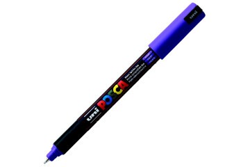 Uni-Ball Markör Posca 0.7 MM Su Bazlı Poster Mor PC-1MR