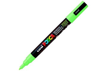 Uni-Ball Posca 0.9-1.3 Su Bazlı Poster Markörü A.Yeşil PC-3M