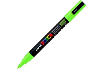 Uni-Ball Posca 0.9-1.3 Su Bazli Poster Markörü Elma Yeşili PC-3M