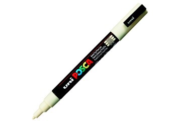 Uni-Ball Posca 0.9-1.3 Su Bazlı Poster Markörü Fildişi N PC-3M