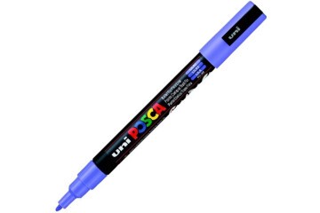 Uni-Ball Posca 0.9-1.3 Su Bazlı Poster Markörü Leylak N PC-3M