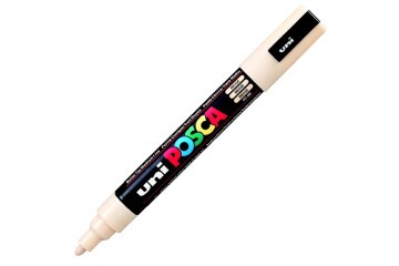 Uni-Ball Posca 1.8-2.5 Su Bazlı Poster Markörü Bej PC-5M