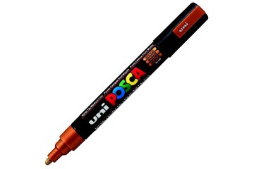 Uni-Ball Posca 1.8-2.5 Su Bazlı Poster Markörü Bronz PC-5M