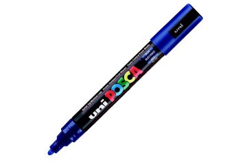 Uni-Ball Posca 1.8-2.5 Su Bazli Poster Markörü Mavi N