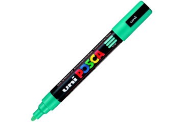 Uni-Ball Posca 1.8-2.5 Su Bazlı Poster Markörü Zümrüt Yeşilin Pc-5M