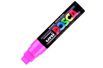 Uni-Ball Posca 15.0 Su Bazli Poster Markörü Pembe Pc-17K