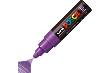 Uni-Ball Posca 4.5-5.5 Su Bazlı Poster Markörü Mor PC-7M