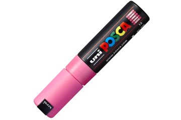 Uni-Ball Posca 4.5-5.5 Su Bazlı Poster Markörü Pembe PC-7M