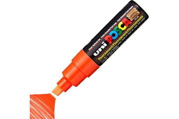 Uni-Ball Posca 8.0 Su Bazlı Boyama Markörü F.Turuncu PC-8K