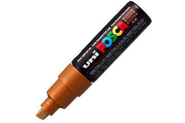 Uni-Ball Posca 8.0 Su Bazlı Poster Markörü Bronz PC-8K