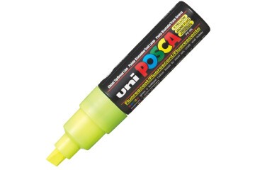 Uni-Ball Posca 8.0 Su Bazlı Poster Markörü F.Sarı PC-8K