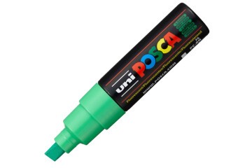 Uni-Ball Posca 8.0 Su Bazlı Poster Markörü F.Yeşil PC-8K