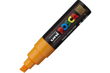 Uni-Ball Posca 8.0 Su Bazlı Poster Markörü P.Sarı PC-8K