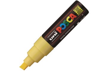 Uni-Ball Posca 8.0 Su Bazlı Poster Markörü Sarı PC-8K
