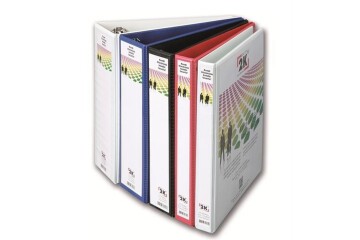 2K Sunum Klasörü Cepli 4 Halkalı 70 MM Kırmızı 07-4D-K