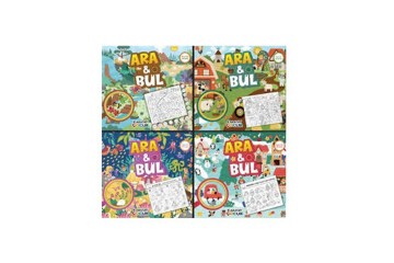 4E Ara & Bul- Gizli Resimler/4 Kitap