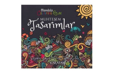 4E Boyama Kitabı Muhteşem Tasarımlar Mandala Karatay